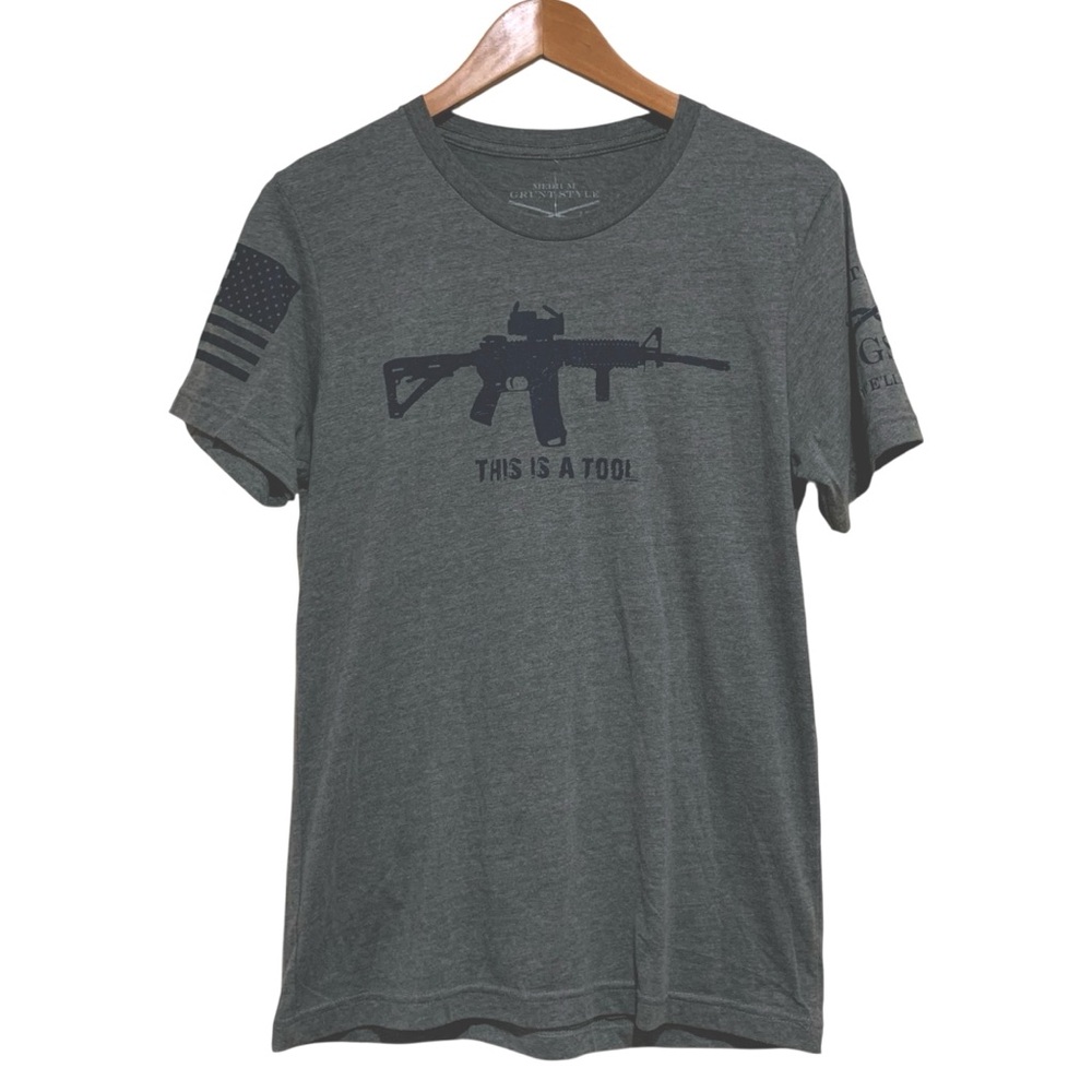 Grunt Style This Is A Tool Gray Graphic T-Shirt NWT Size Medium American Vibe